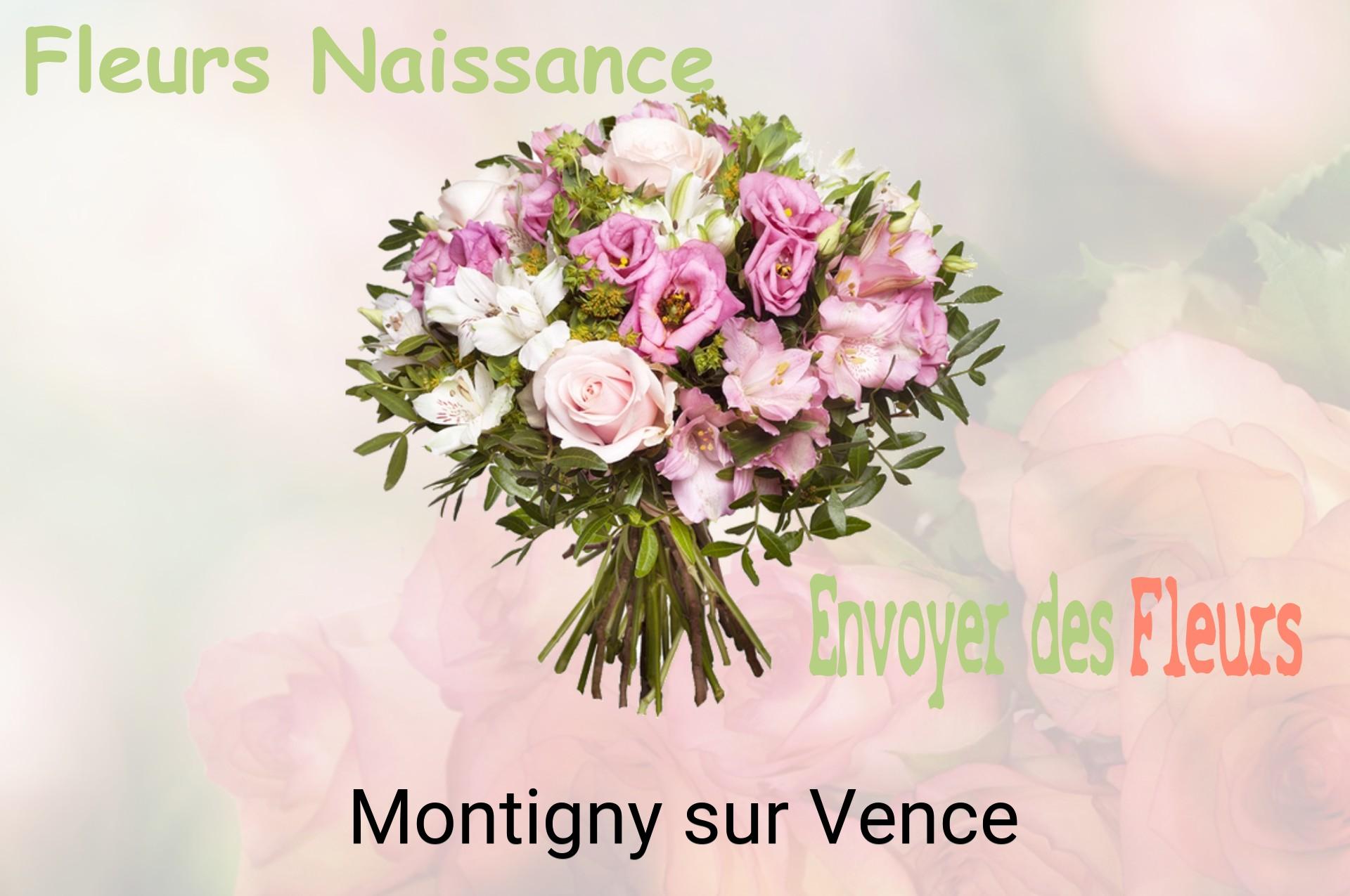Bouquet de fleurs de naissance livré à Montigny-sur-Vence